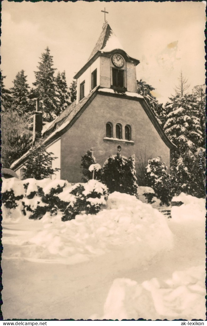 Ansichtskarte Oberbärenburg-Altenberg (Erzgebirge) Waldkapelle 1968 - Altenberg