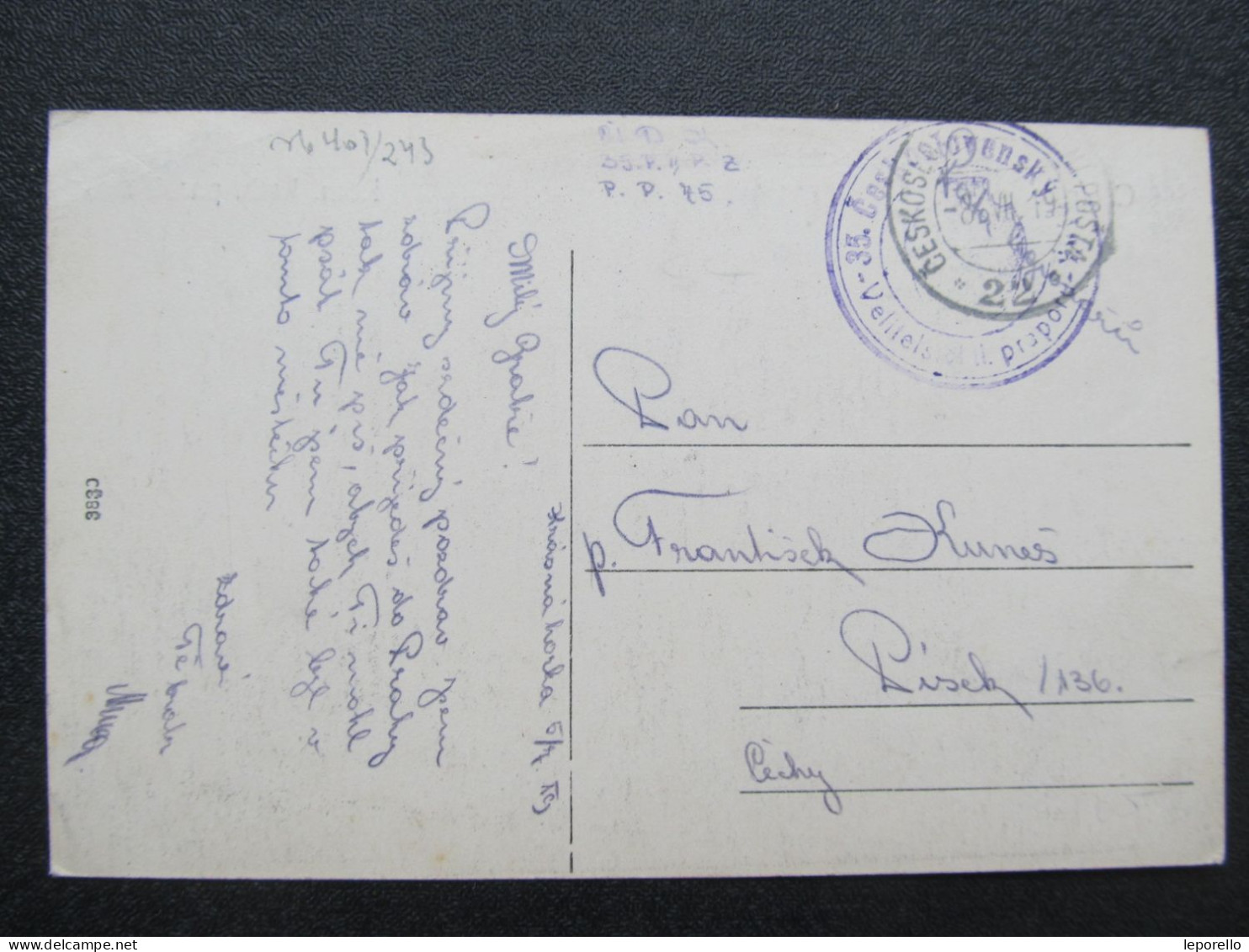 AK  Štítnik Okr Rožňava Csetnek Polní Pošta 1919   /// P6132 - Slovakia