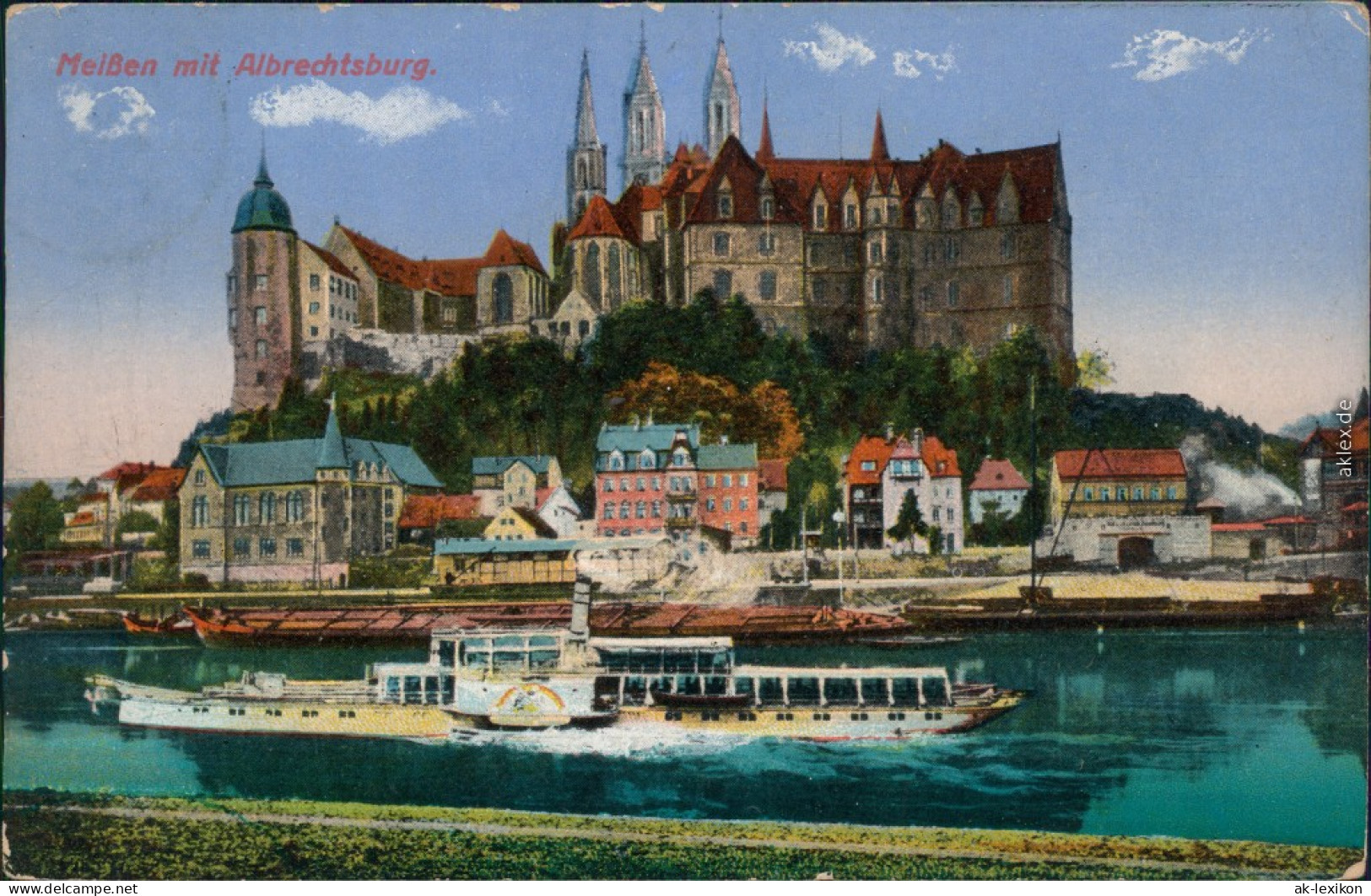 Ansichtskarte Meißen Schloss Albrechtsburg 1915 - Meissen