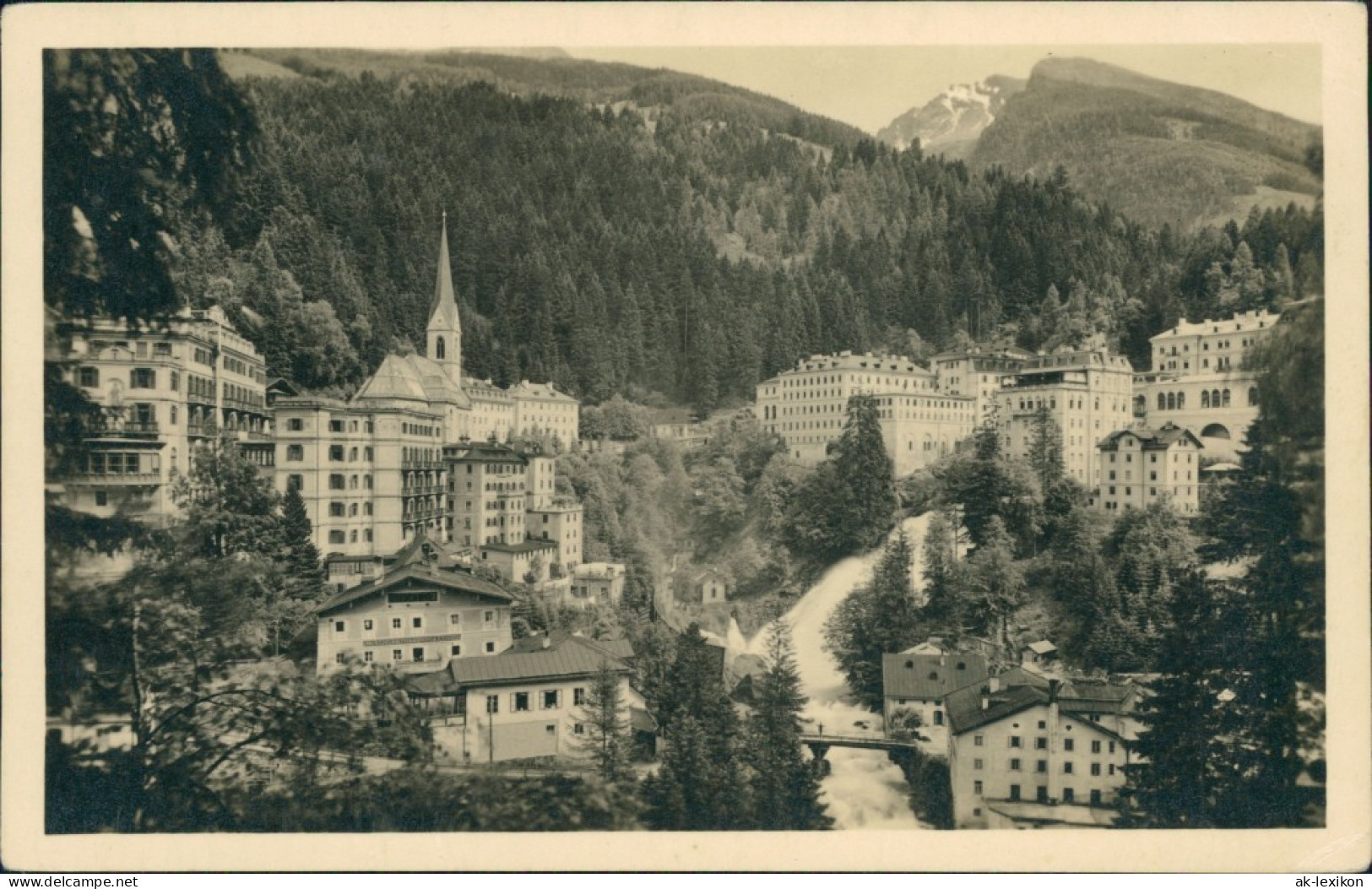 Ansichtskarte Bad Gastein Blick Auf Den Ort 1932 - Bad Gastein