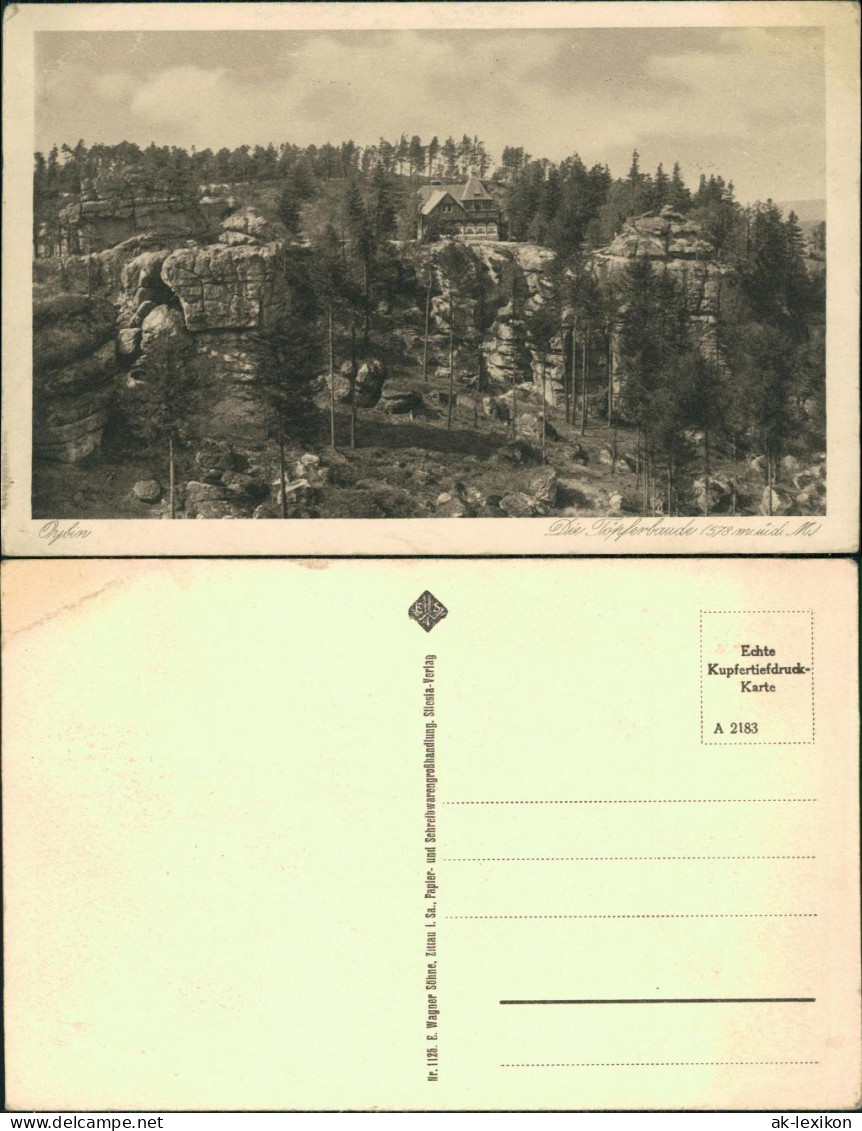 Ansichtskarte Oybin Töpferbaude 1929 - Oybin