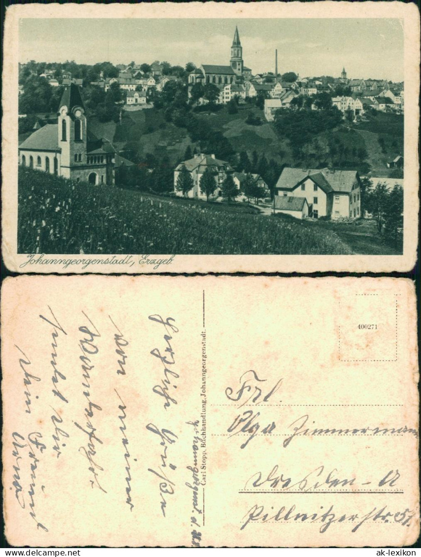 Ansichtskarte Johanngeorgenstadt Blick Auf Den Ort 1929 - Johanngeorgenstadt