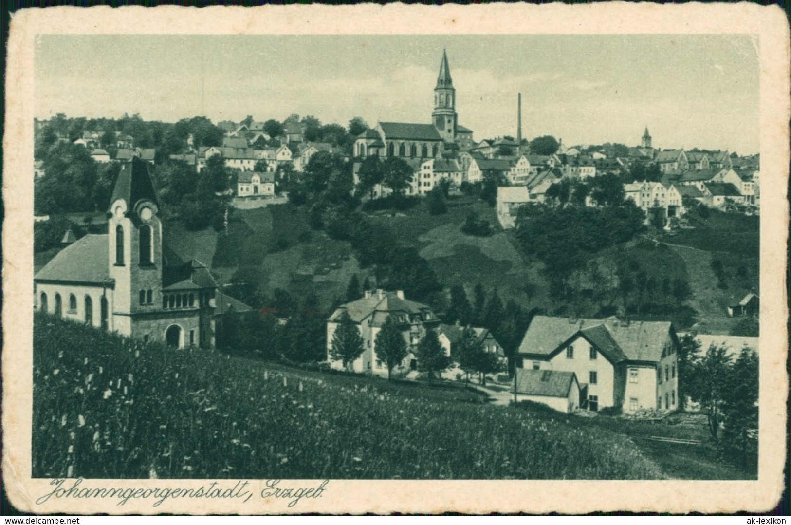 Ansichtskarte Johanngeorgenstadt Blick Auf Den Ort 1929 - Johanngeorgenstadt