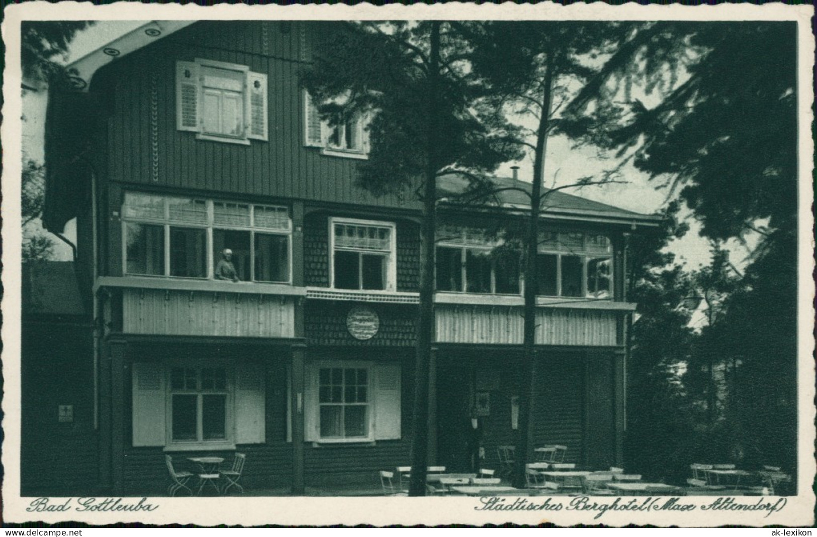 Ansichtskarte Bad Gottleuba-Berggießhübel Städtisches Berghotel 1929 - Bad Gottleuba-Berggiesshübel