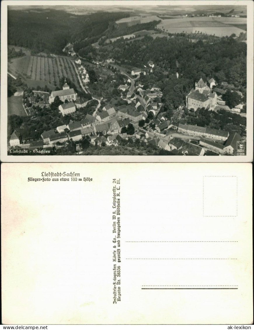Ansichtskarte Liebstadt Luftbild 1932 - Liebstadt