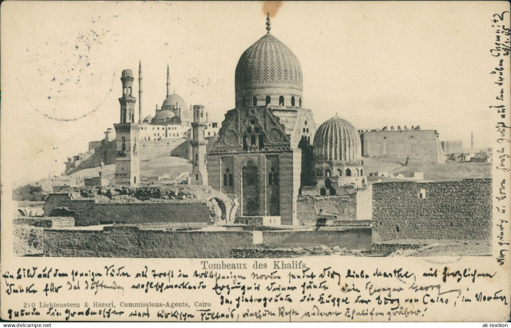 Kairo القاهرة Tombeaux Des Khalifs 1905 - Le Caire