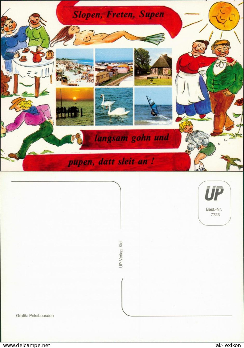 Ansichtskarte  Humor - Slopen, Freten, Supen 1999 - Humor
