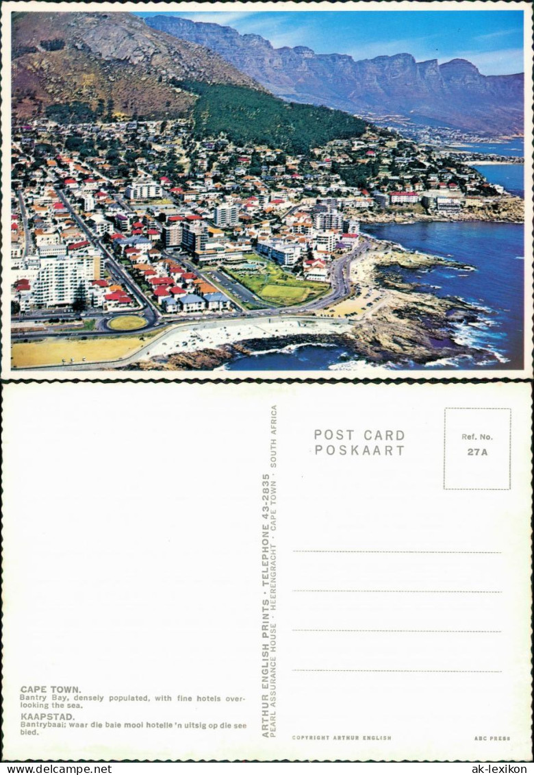 Postcard Kapstadt Kaapstad Bantry Bay, Hotels, Overlooking 1980 - Südafrika