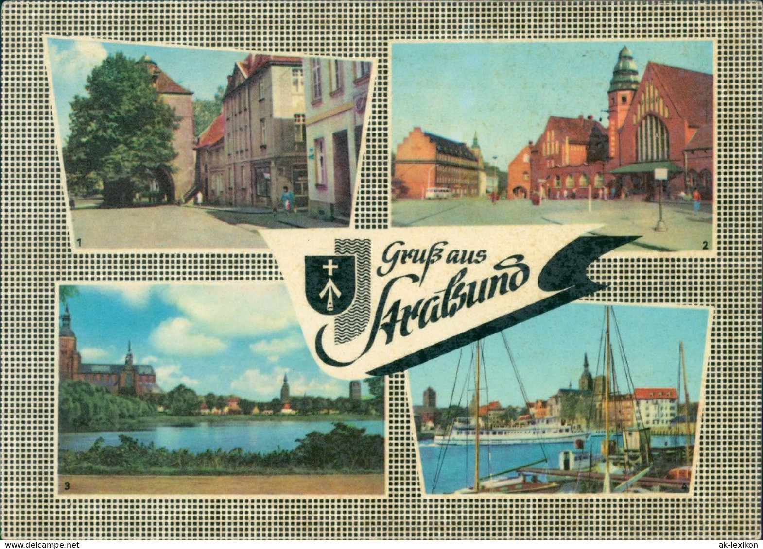 Stralsund, Teichpromenade, Kniepertor Hafen, Schiff "Seebad Heringsdorf" 1963 - Stralsund