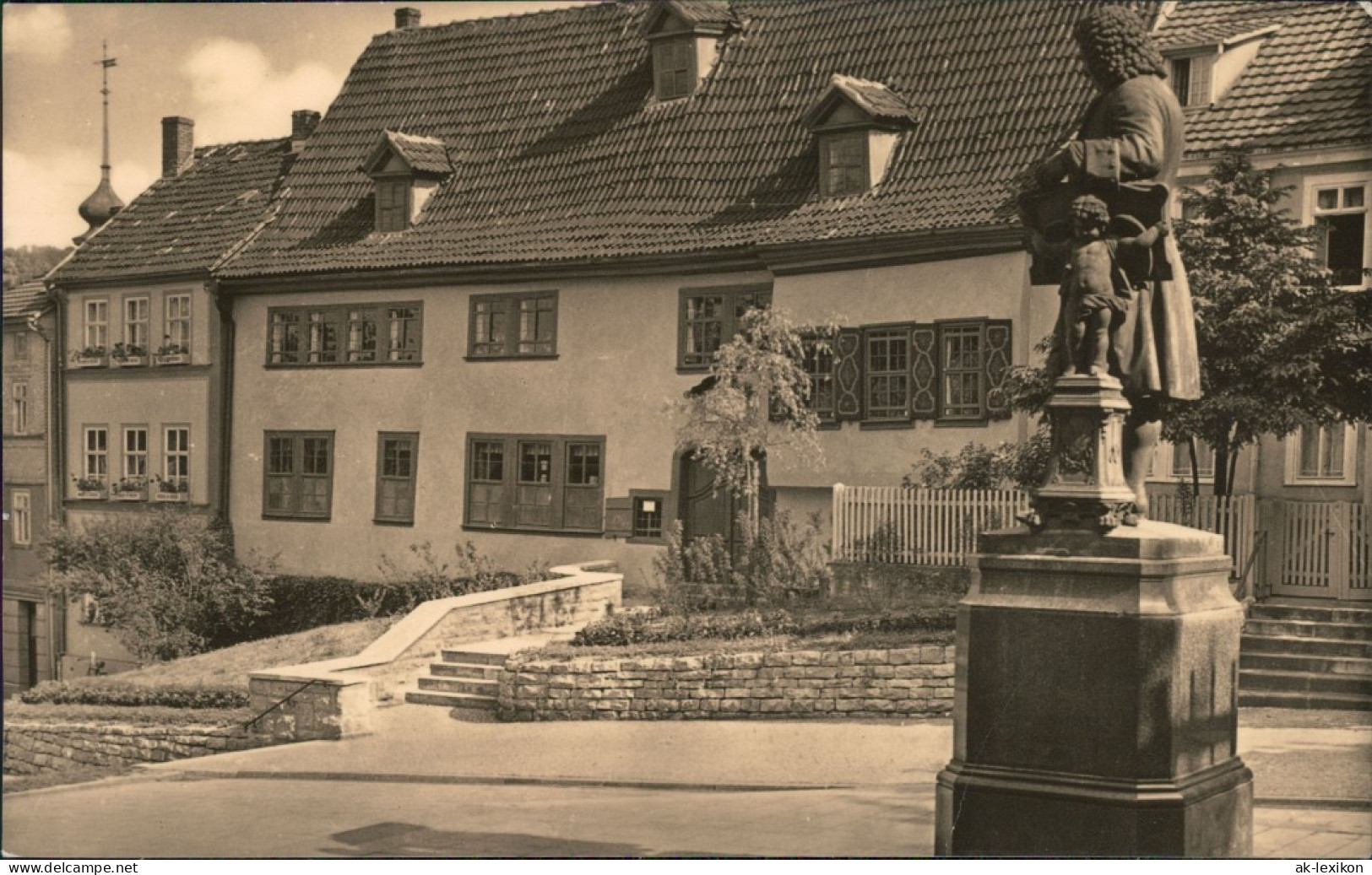 Eisenach Johann Sebastian Bach's Geburtshaus Mit Bachdenkmal 1963 - Eisenach