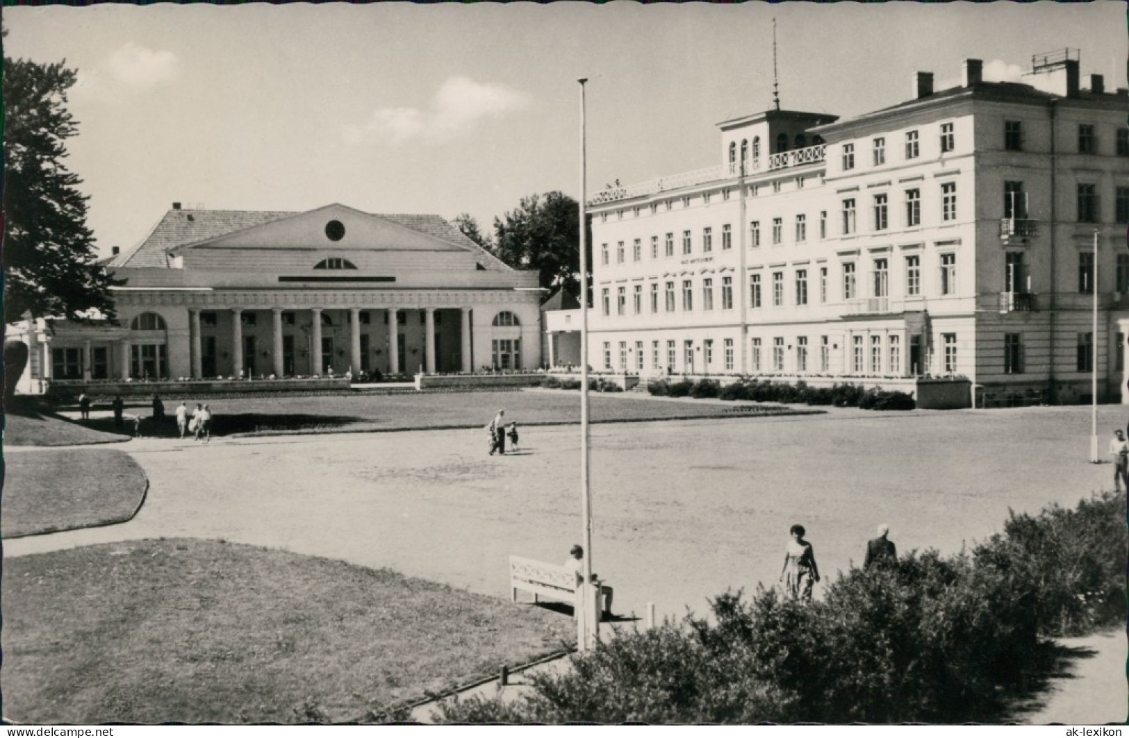 Ansichtskarte Heiligendamm-Bad Doberan Kurhaus U. Haus Mecklenburg 1961 - Heiligendamm