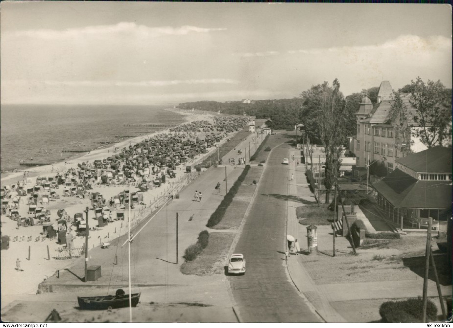 Ansichtskarte Kühlungsborn Strand Mit Strandkörben, Strandpromenade 1968 - Kuehlungsborn