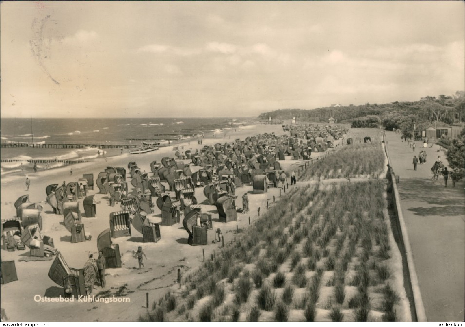 Ansichtskarte Kühlungsborn Strand Mit Strandkörben 1964 - Kuehlungsborn