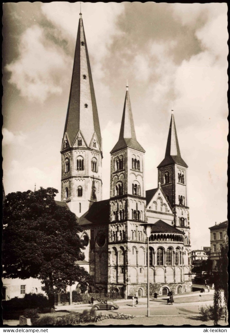 Ansichtskarte Bonn Partie Am Münster, VW Käfer Davor 1959 - Bonn