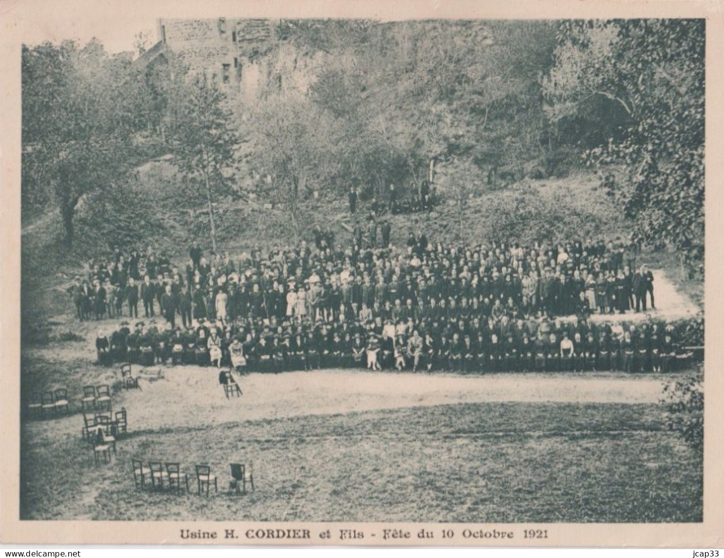 35 FOUGERES  -  Usine H. CORDIER Et Fils  -  Fete Du 10 Octobre 1921  - - Luoghi