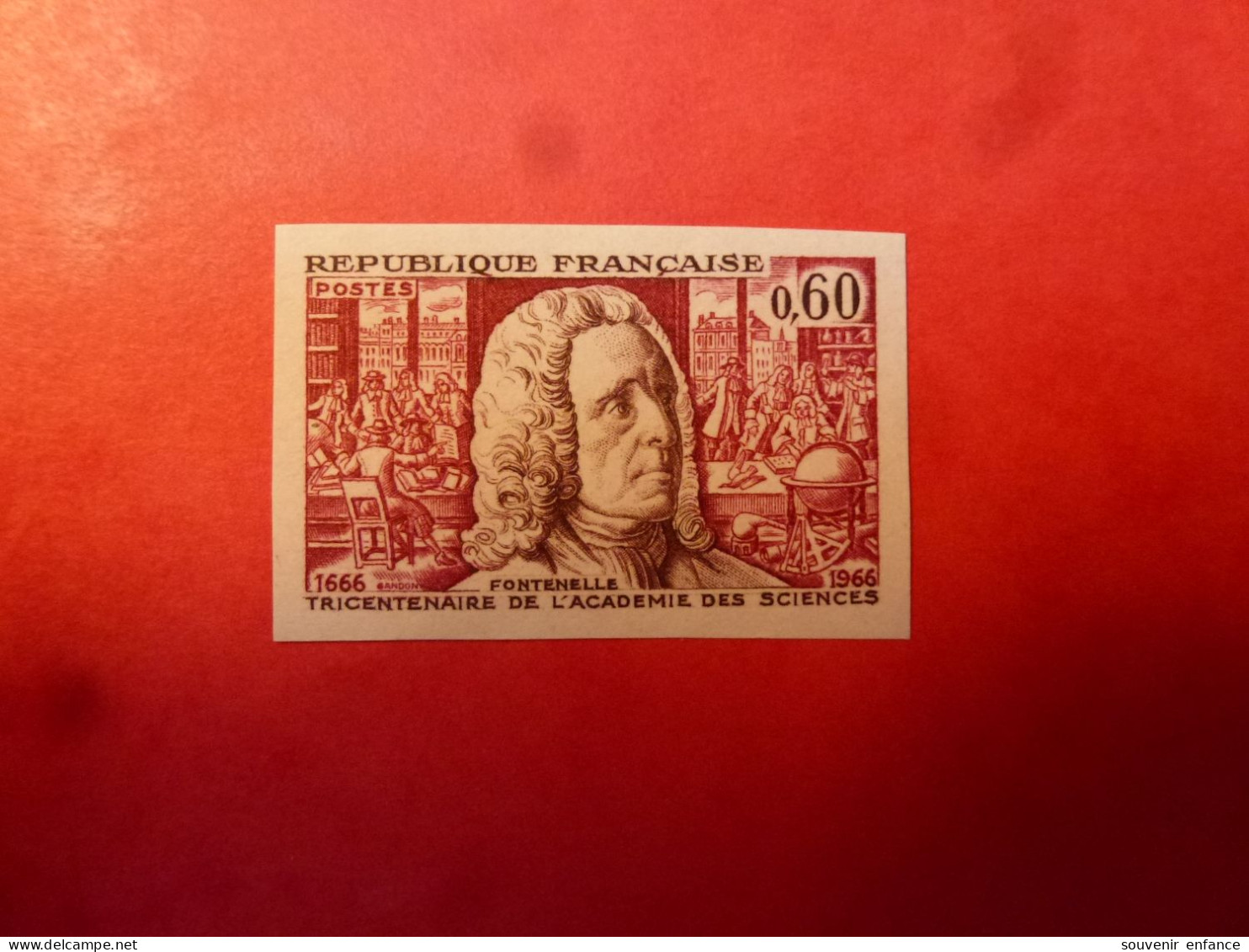 1966 Non Dentelé - Neuf  ** / MNH 1487 A Tricentenaire De L'Académie Des Sciences - Unused Stamps