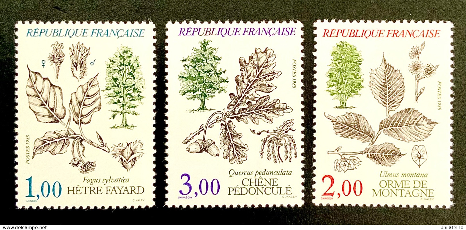 1985 FRANCE FLORE ET FAUNE DE FRANCE - NEUF** - Unused Stamps