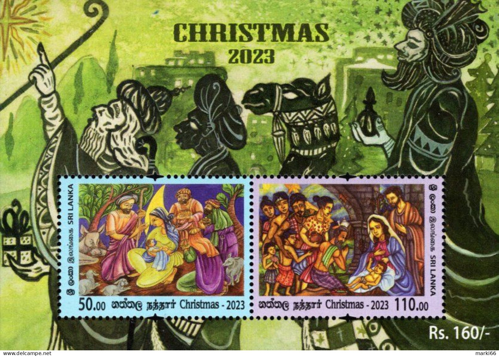 Sri Lanka - 2023 - Christmas - Mint Souvenir Sheet - Sri Lanka (Ceylon) (1948-...)
