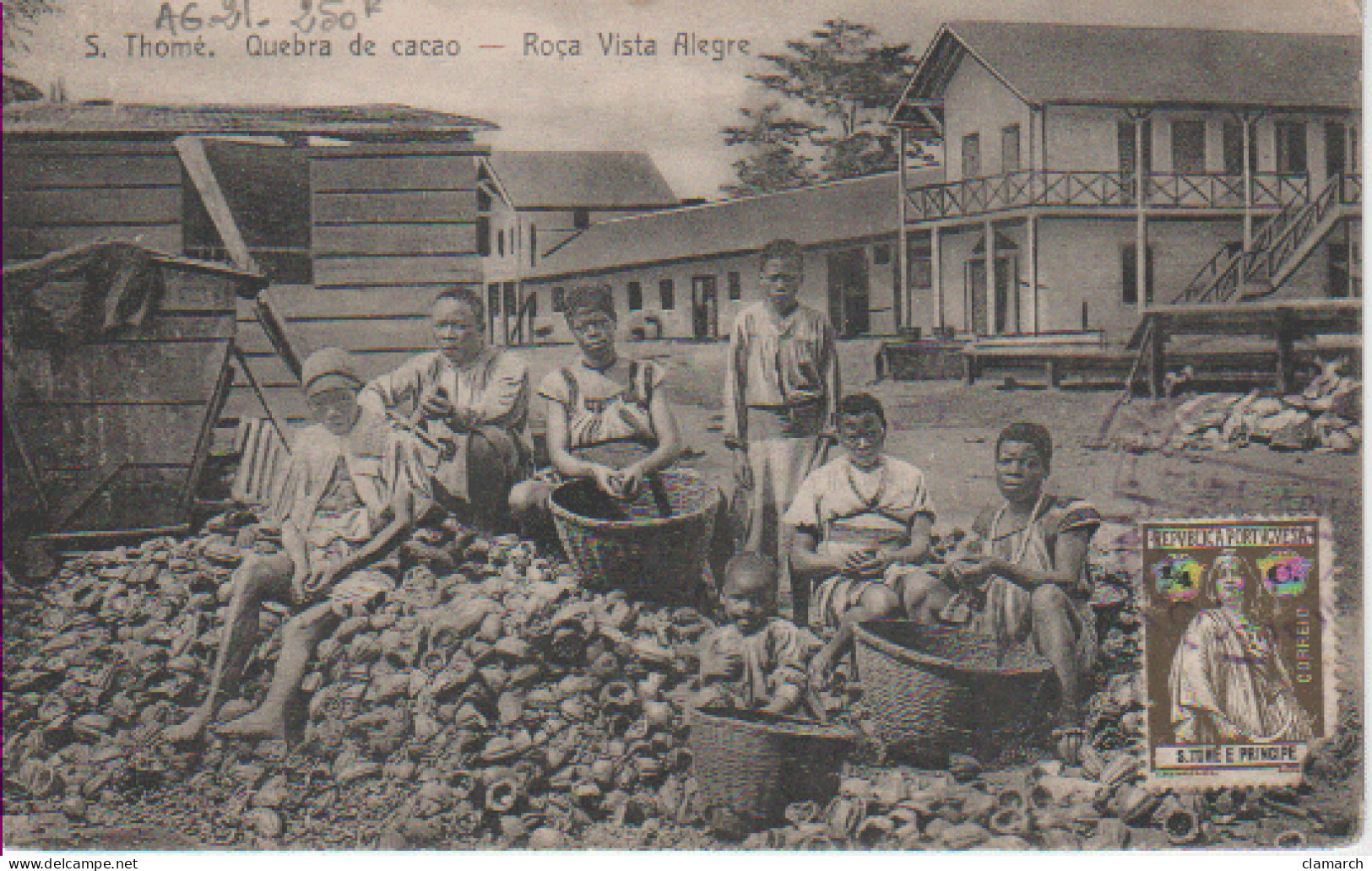 SAO TOME-Quebra De Cacao-Roça Vista Allegre - Sao Tome En Principe