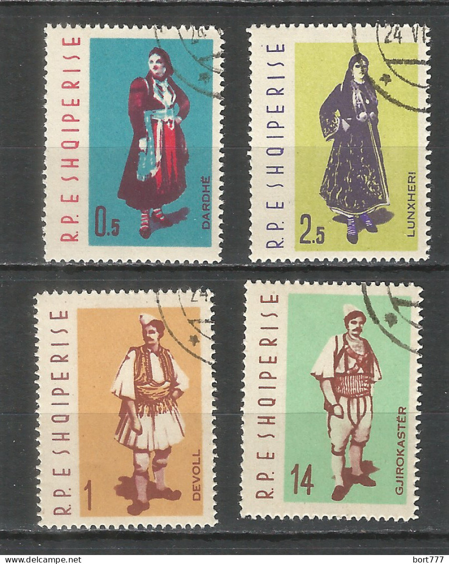 ALBANIA 1962 Used Stamps Mi.# 695-698 - Albania