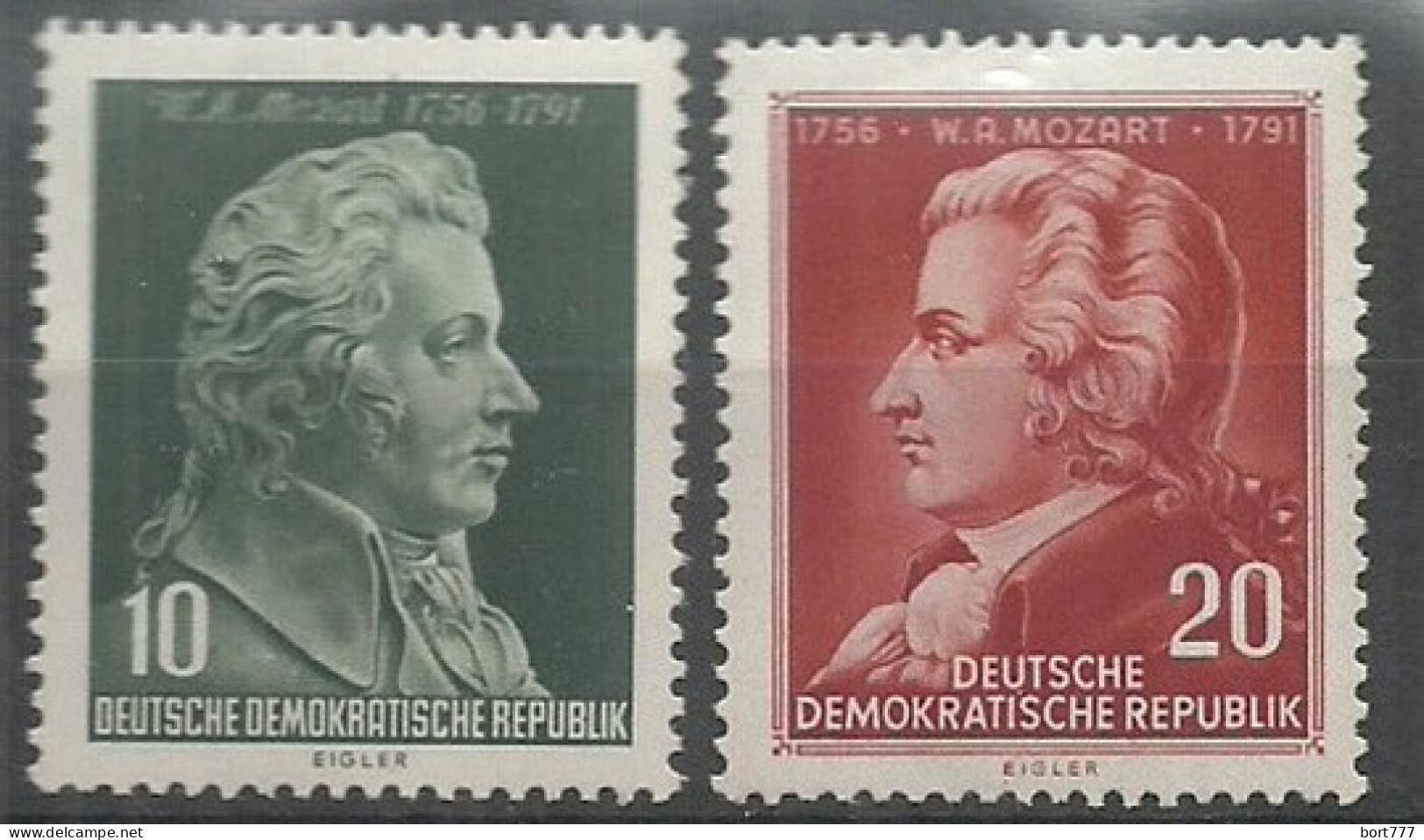 Germany DDR 1956 Year MNH(**) Mi.# 510-11 - Unused Stamps