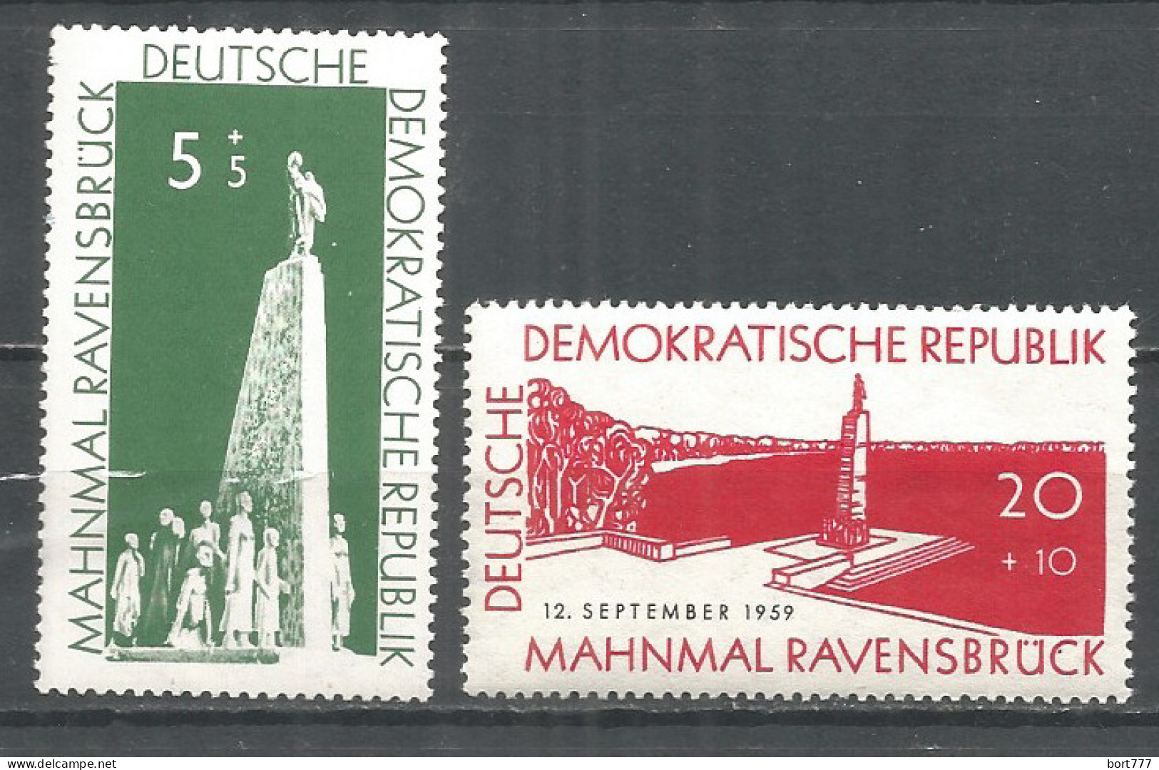 Germany DDR 1957 Year MNH(**) Mi.# 566-67 - Neufs