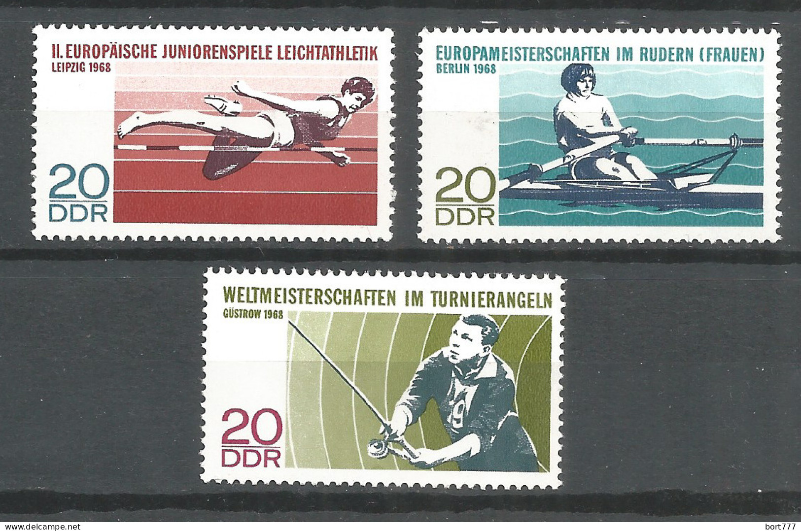 Germany DDR 1968 Year MNH(**) Mi.# 1372-74  - Unused Stamps