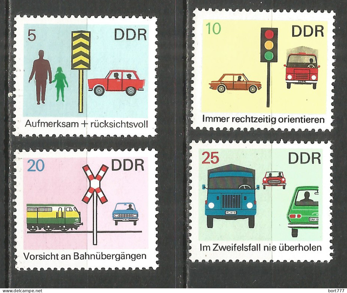 Germany DDR 1969 Year MNH(**) Mi.# 1444-47 - Unused Stamps