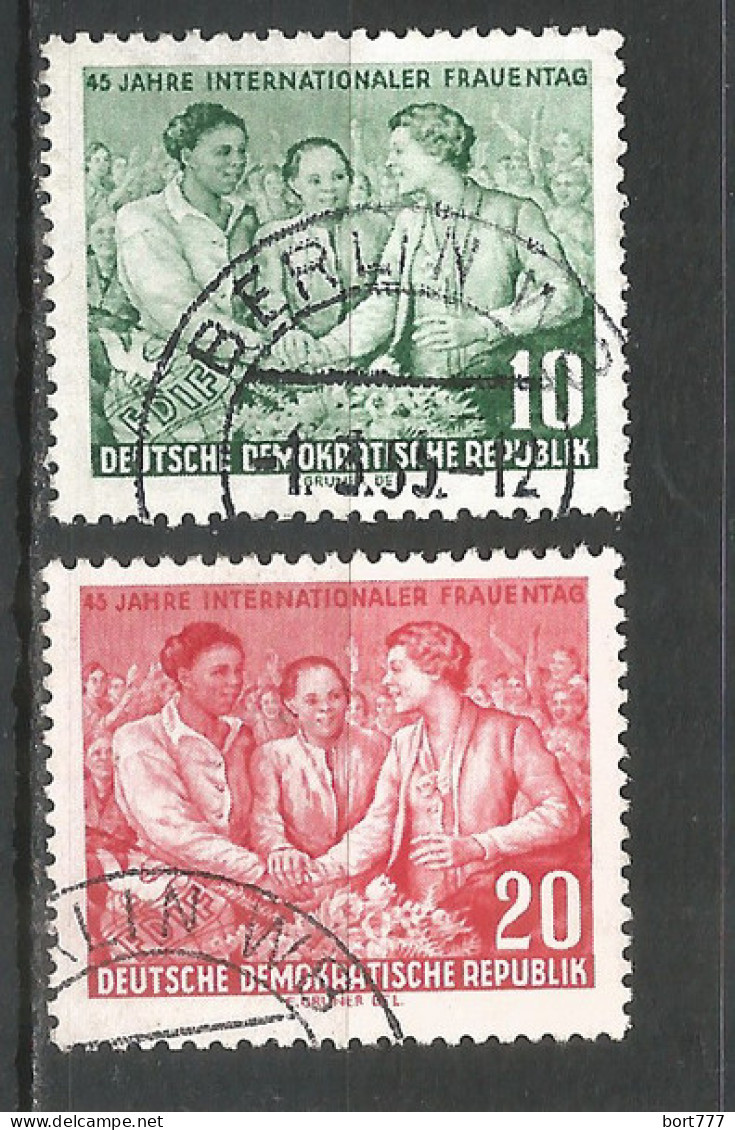 Germany DDR 1955 Year Used Stamps Mi.# 450-451 - Gebraucht