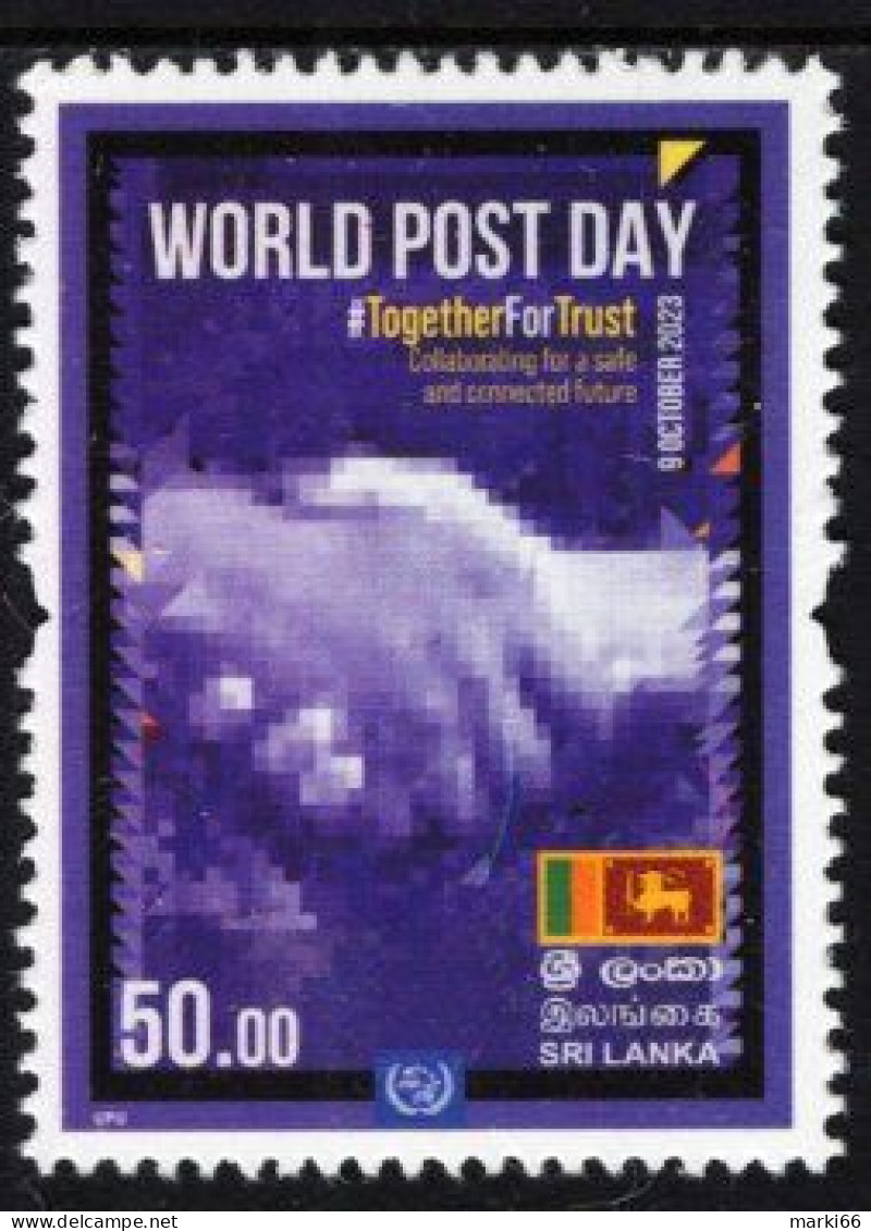 Sri Lanka - 2023 - World Post Day - Mint Stamp - Sri Lanka (Ceylon) (1948-...)