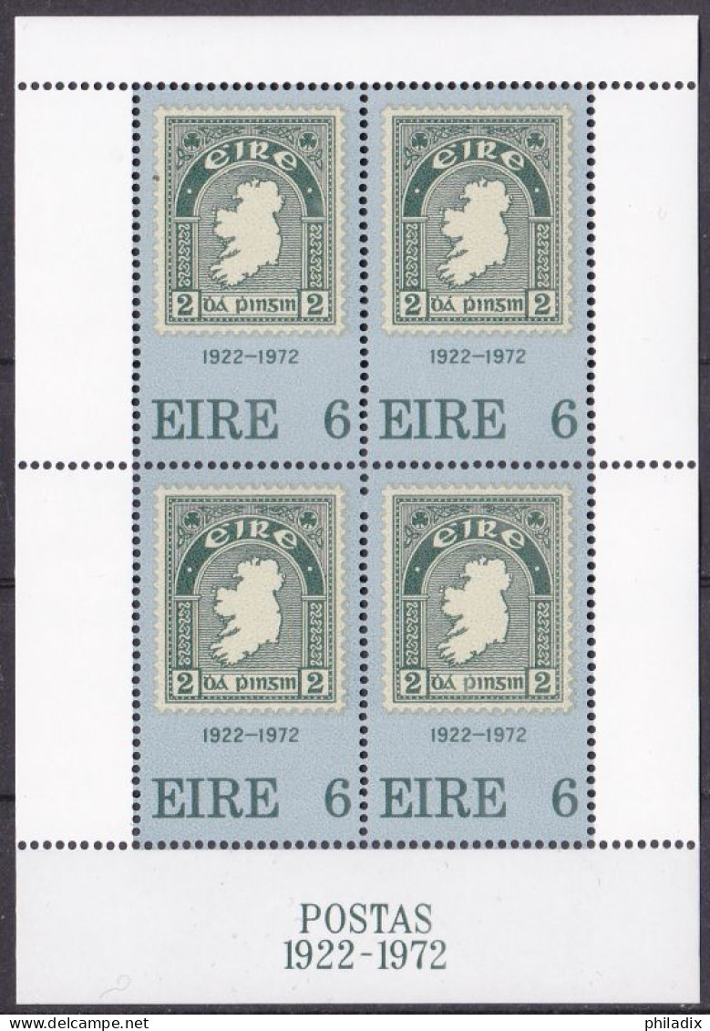 Irland Block Von 1972 **/MNH (Blk-76) - Blokken & Velletjes