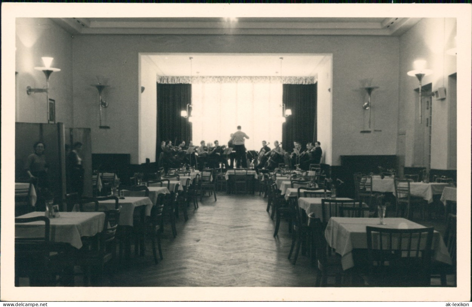 Ansichtskarte Bad Lausick Lausigk Orchester Im Saal 1959 - Bad Lausick