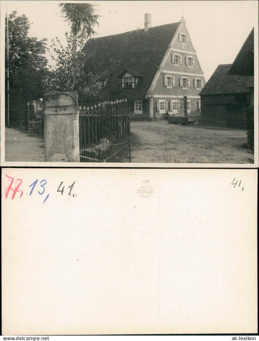 Foto  Eingang Gutshaus 1926 Privatfoto - A Identifier