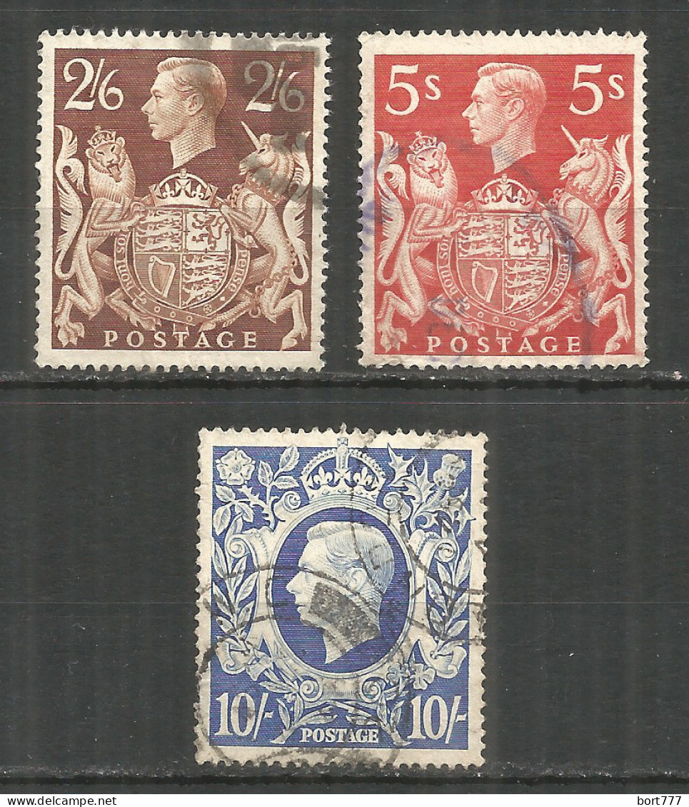 Great Britain 1939 Year Used Stamps Set - Usados