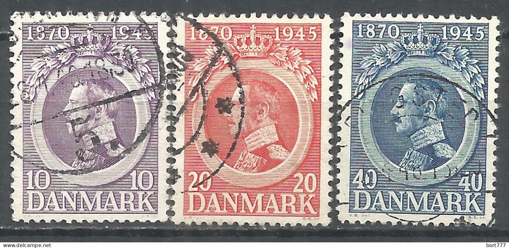 Denmark 1945 Year Used Stamps - Oblitérés