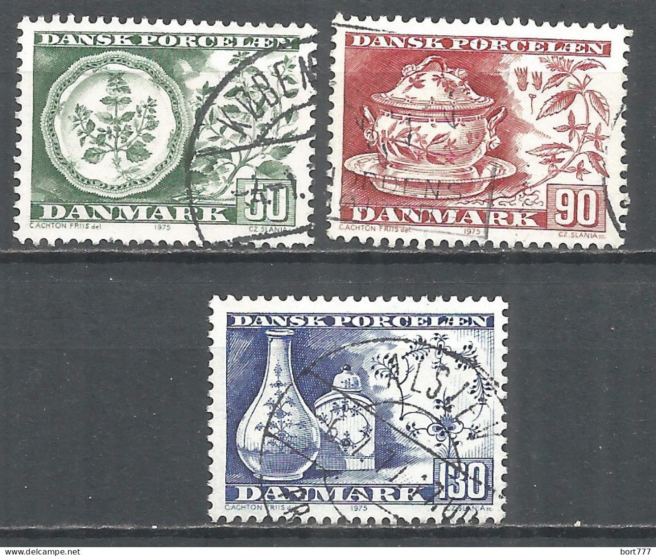 Denmark 1975 Year Used Stamps - Used Stamps