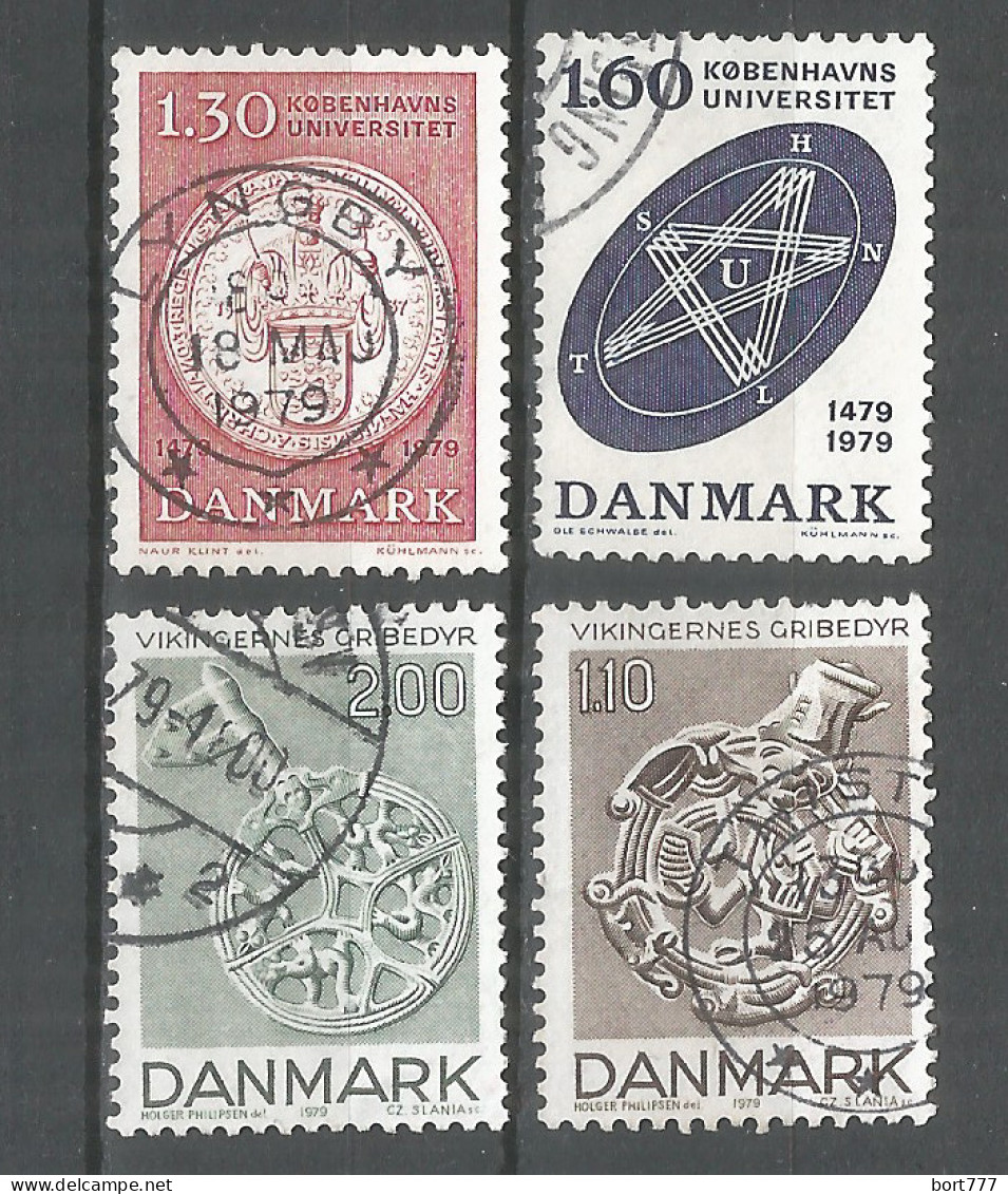 Denmark 1979 Year Used Stamps Mi.#  677-78, 688-89 - Gebraucht