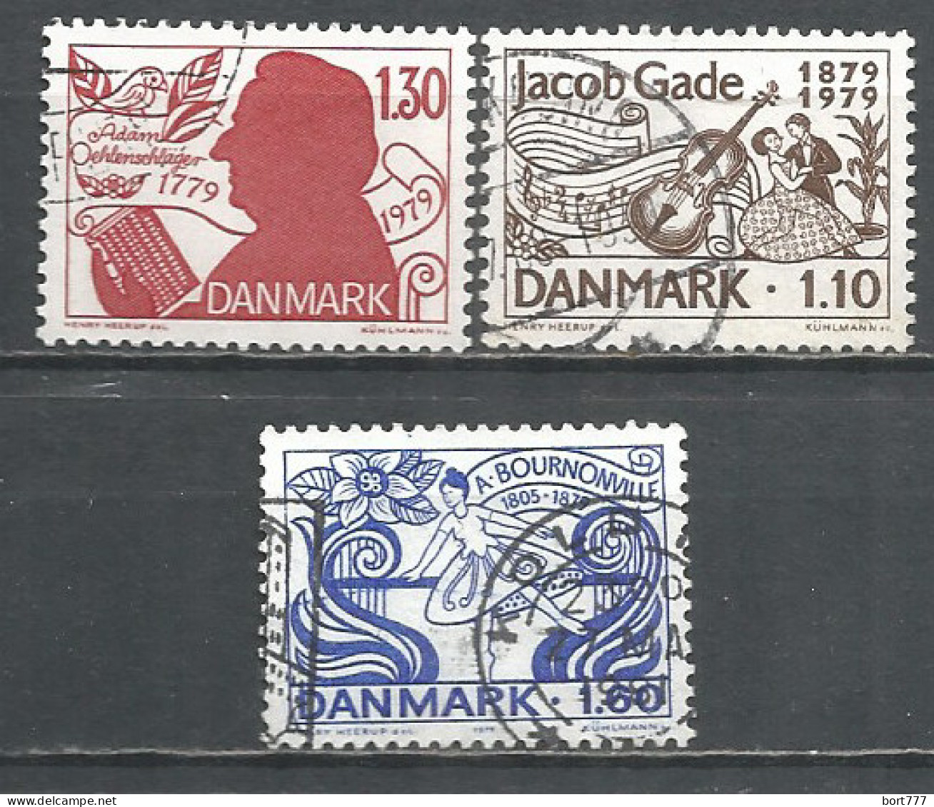 Denmark 1979 Year Used Stamps - Oblitérés