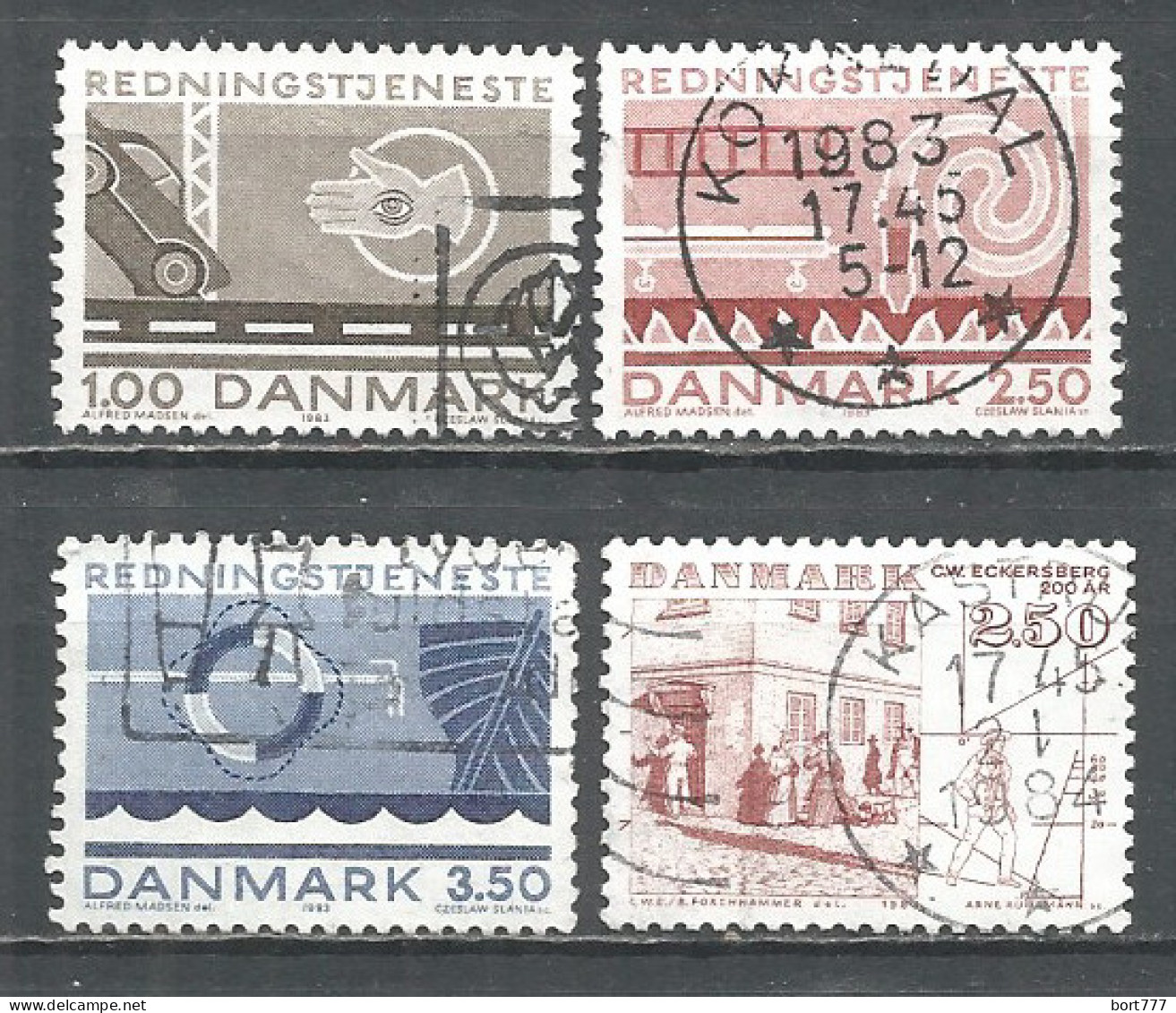 Denmark 1983 Year Used Stamps - Gebruikt