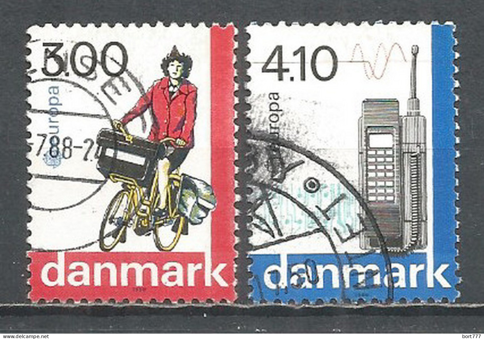 Denmark 1988 Year Used Stamps - Usado