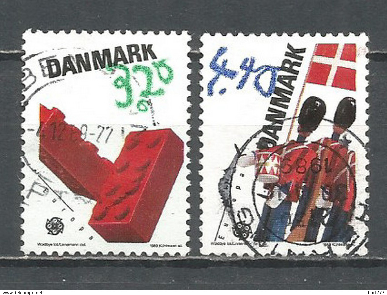 Denmark 1989 Year Used Stamps - Oblitérés
