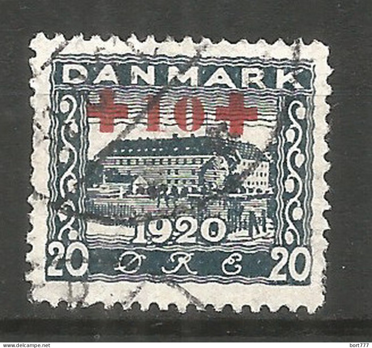 Denmark 1921 Year Used Stamp Mi. 117 - Usati