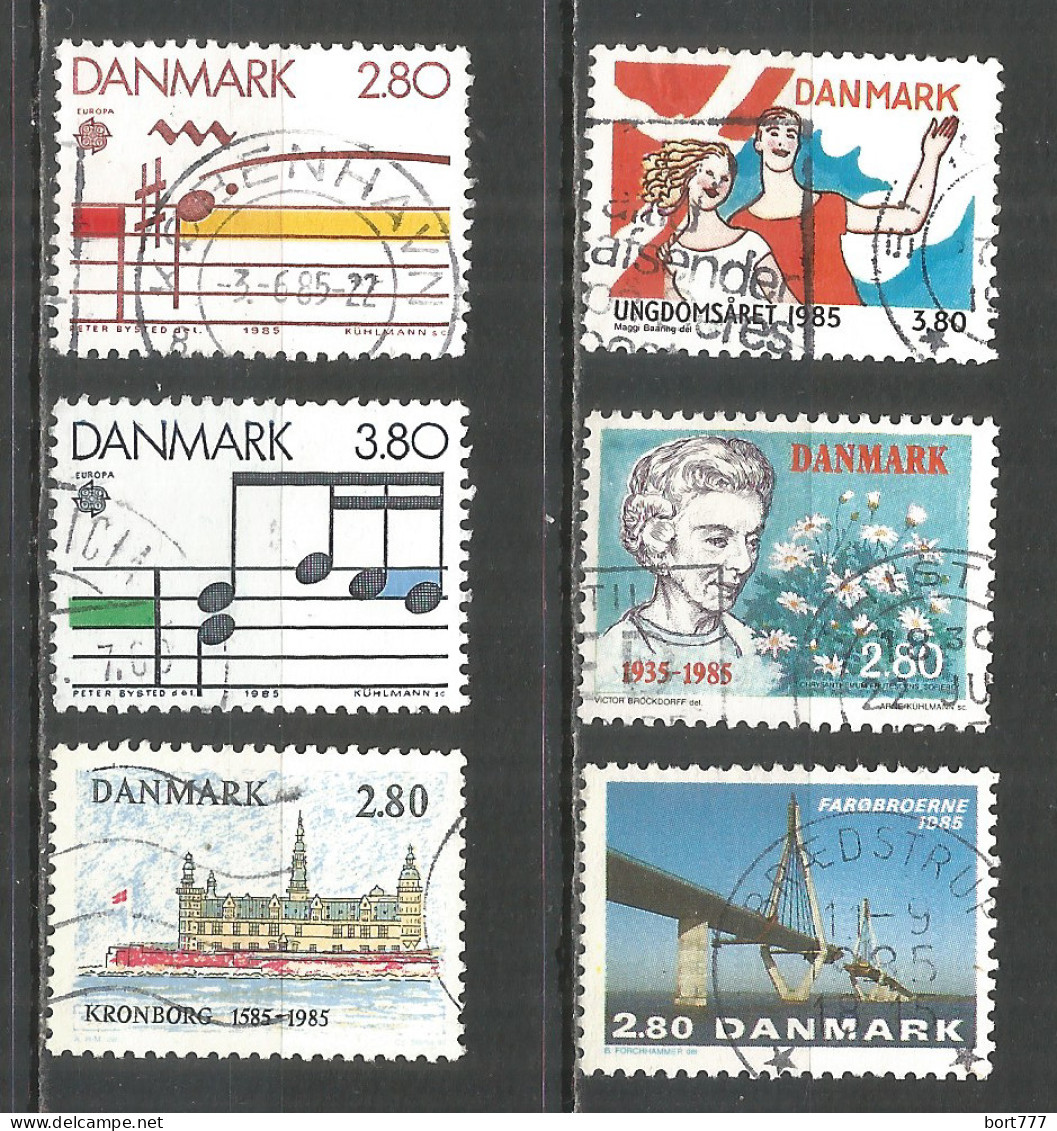 Denmark 1985 Year Used Stamps  - Usado