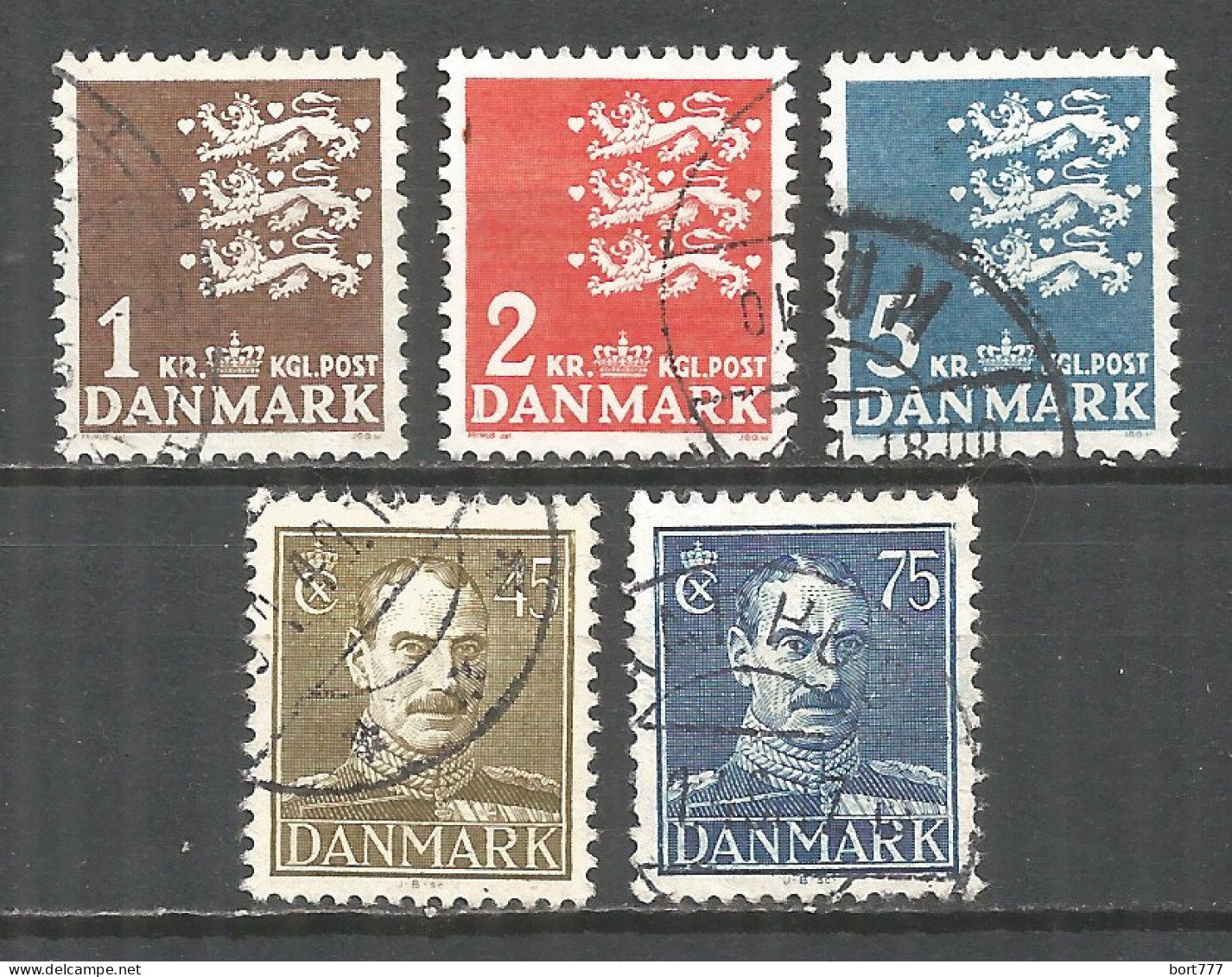 Denmark 1946 Year Used Stamps  - Usati