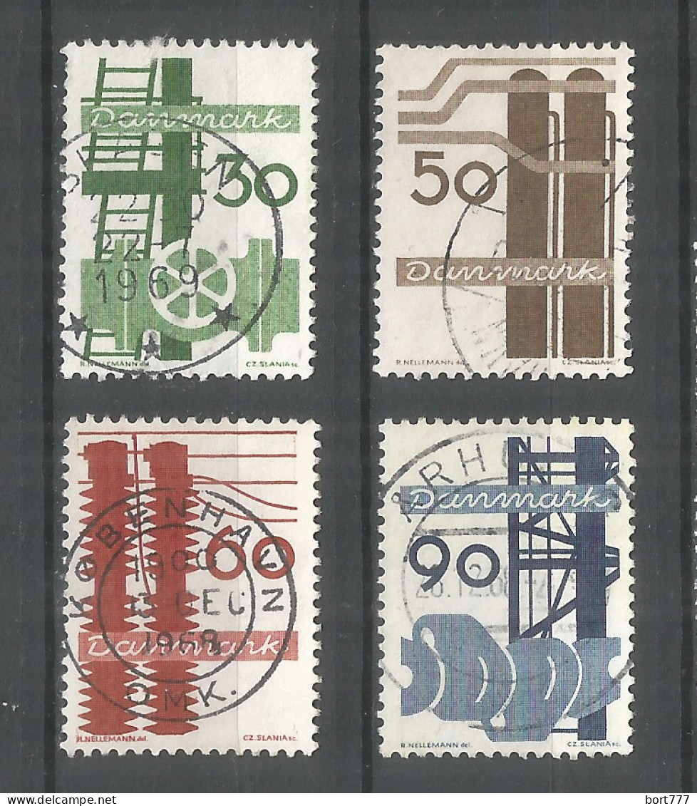 Denmark 1968 Year Used Stamps  Mi # 470-473 - Usado
