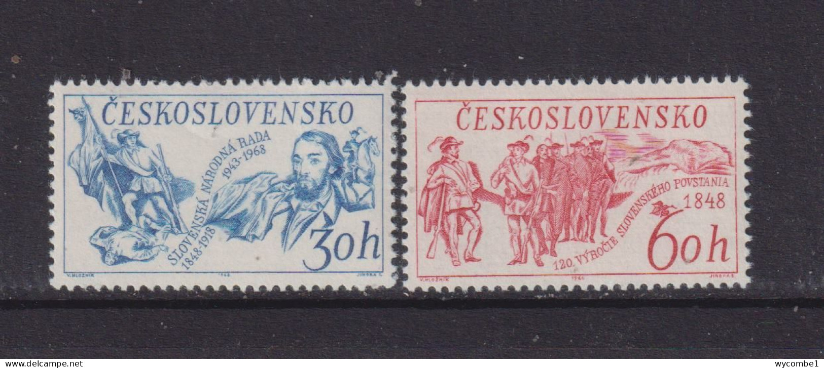 CZECHOSLOVAKIA  - 1968 Slovak National Council Set Never Hinged Mint - Neufs