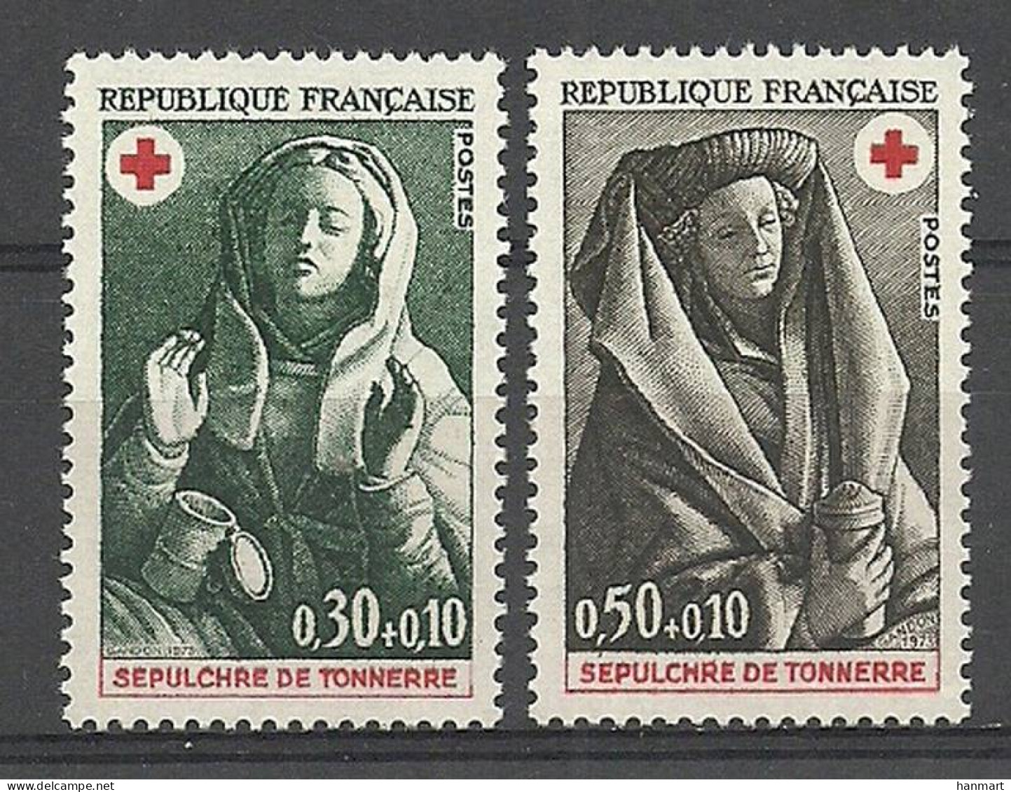 France 1973 Mi 1859-1860 MNH  (ZE1 FRN1859-1860) - Beeldhouwkunst