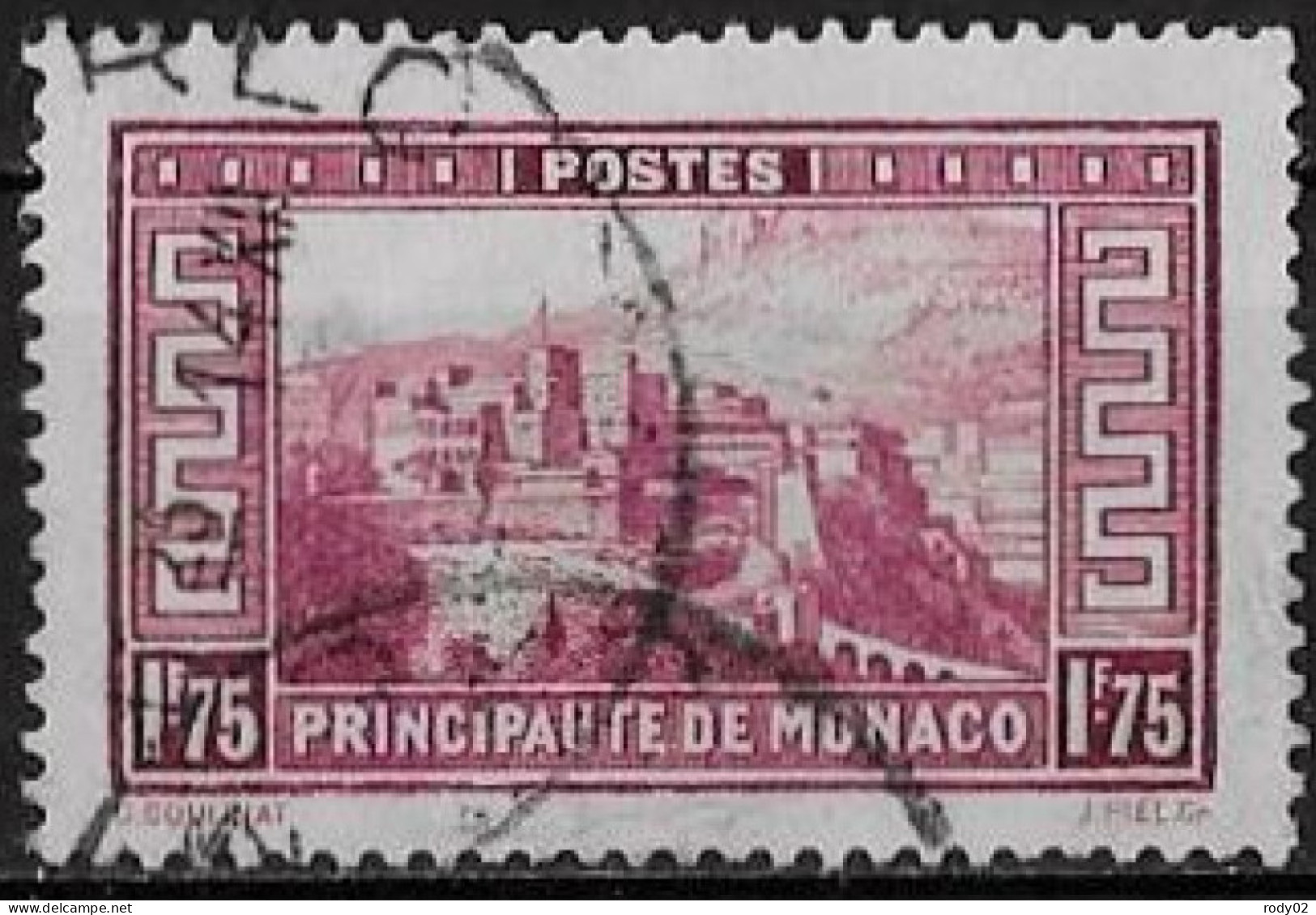 MONACO - N° 128A - OBLITERE - Usados