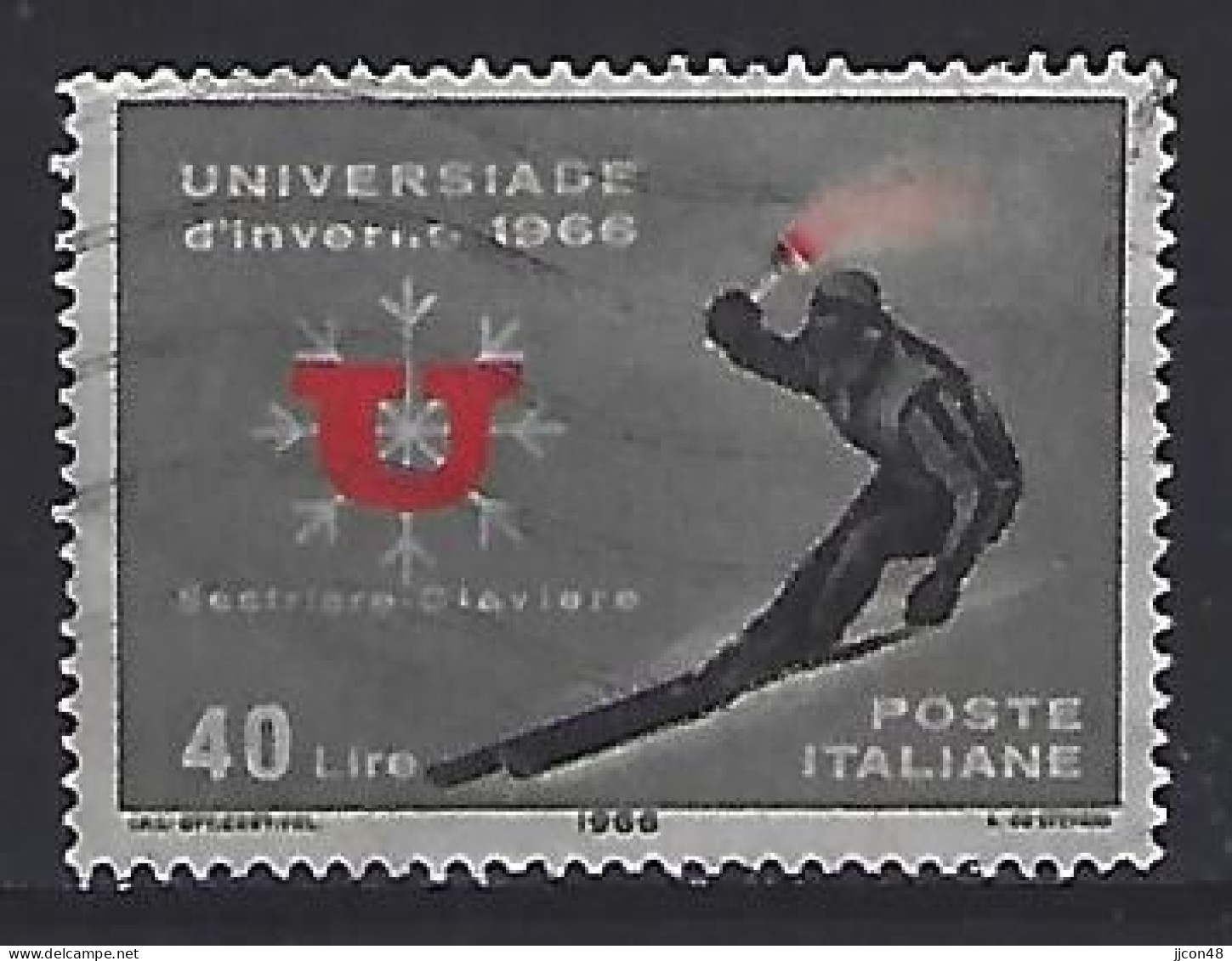 Italy 1966  Universiade Im Wintersport  (o) Mi.1198 - 1961-70: Gebraucht
