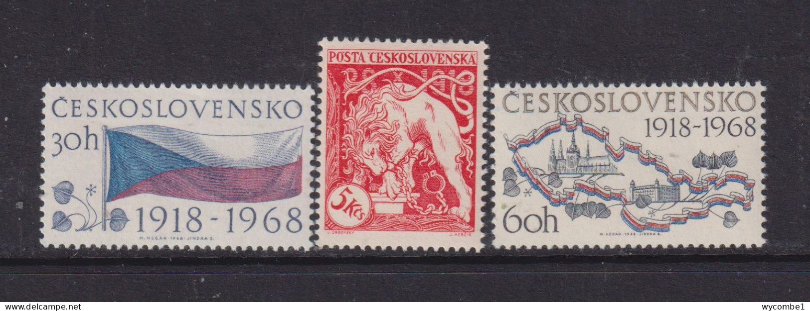 CZECHOSLOVAKIA  - 1968 Republic Set Never Hinged Mint - Ungebraucht